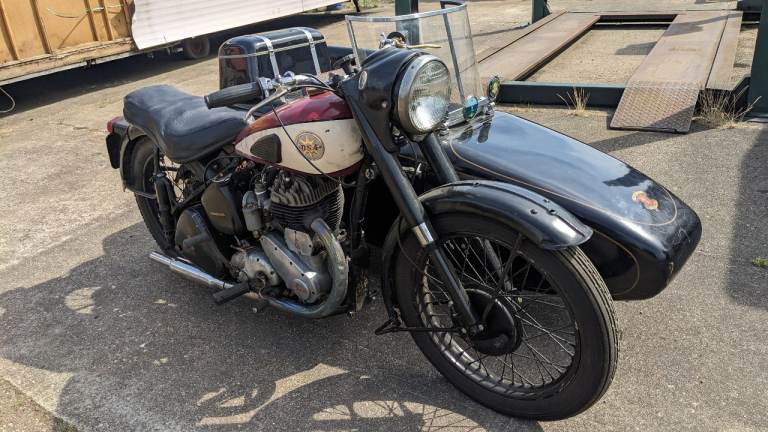 BSA, 1954, 591 (cc) M21 with Wessex sidecar