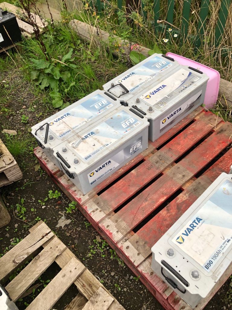 USED LORRY BATTERIES 