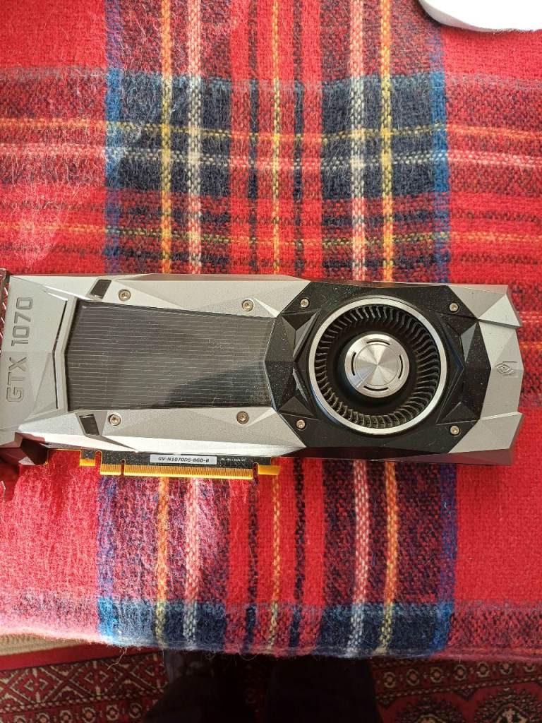 GTX 1070 Founders Edition 8GB DDR  Graphics Card