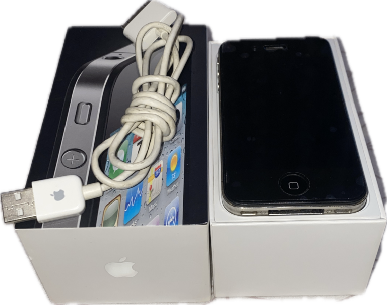 Apple iPhone 4 Black 32GB with Original Box & Charger
