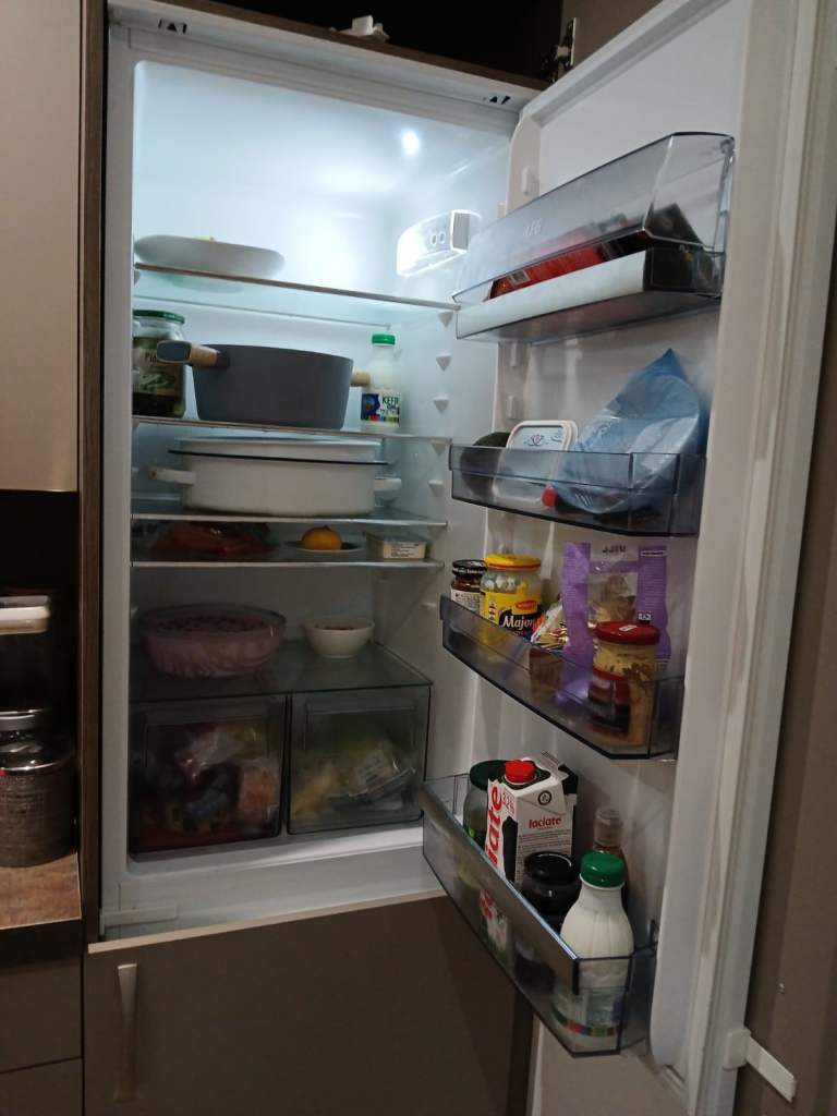 FREE White Integrated Fridge Freezer - Good Condition