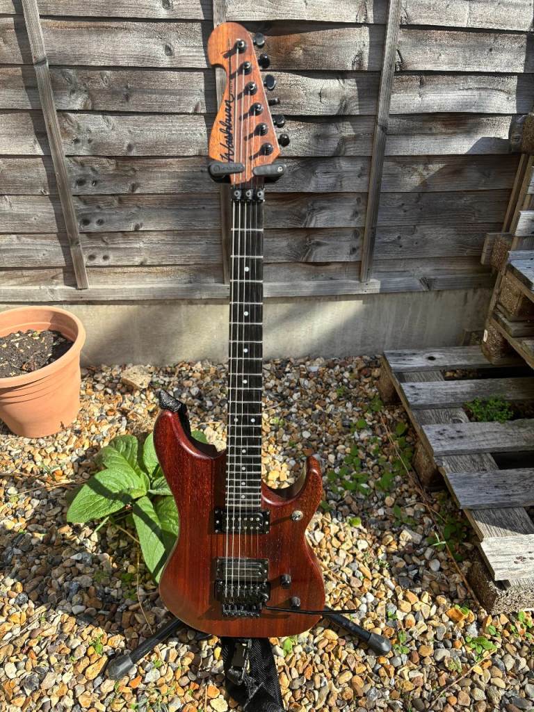 Washburn N4 USA Padauk Sept 2001 w SS Frets and Bill and Becky XL500 + OHSC