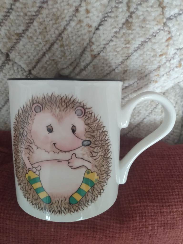 Arthur Wood ceramic hedgehog mug 