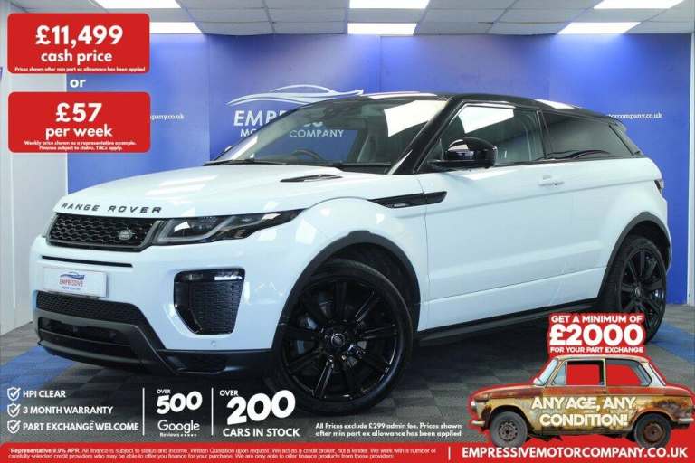 2016 Land Rover Range Rover Evoque 2.0 TD4 Autobiography Coupe 3dr Diesel Auto 4WD Euro 6 (s/s) (...