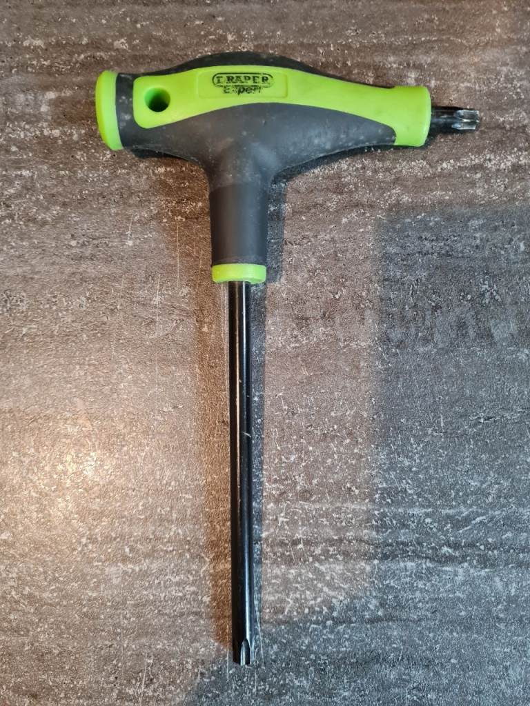 Job Lot 7 x Draper Expert Soft Grip T-Handle Security TX-Star Torx Driver Key Tools