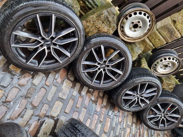 BBS 20INCH ALLOYS AND MATCHING ALL SEASON TYRES THESE FIT TRANSPORTER T5 T6 MODELS POSSIBLY CRAFTER