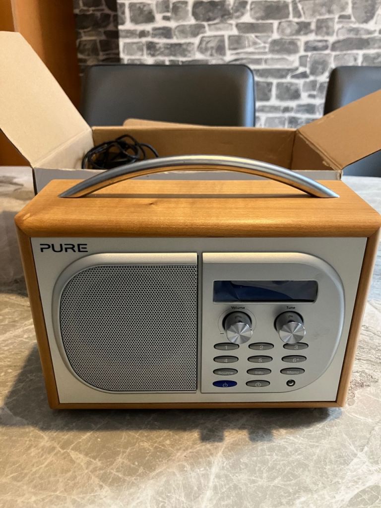 radio pure like new in box can deliver for a small charge
