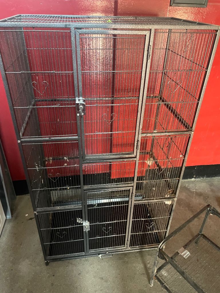 1 small animal cage 1 large animal cage