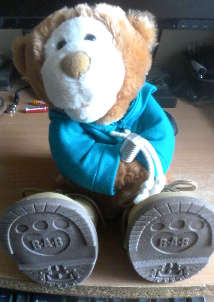 SINGING BEAR WITH, B.A.B SHOES