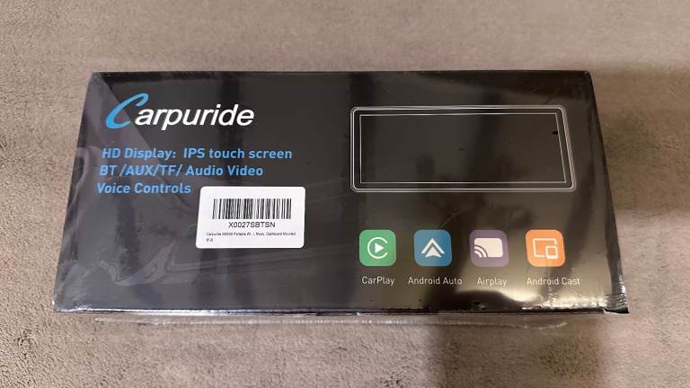 Carpuride W903S Portable Wireless Carplay / 4K Front Cam / 1080P Rear / BNIB