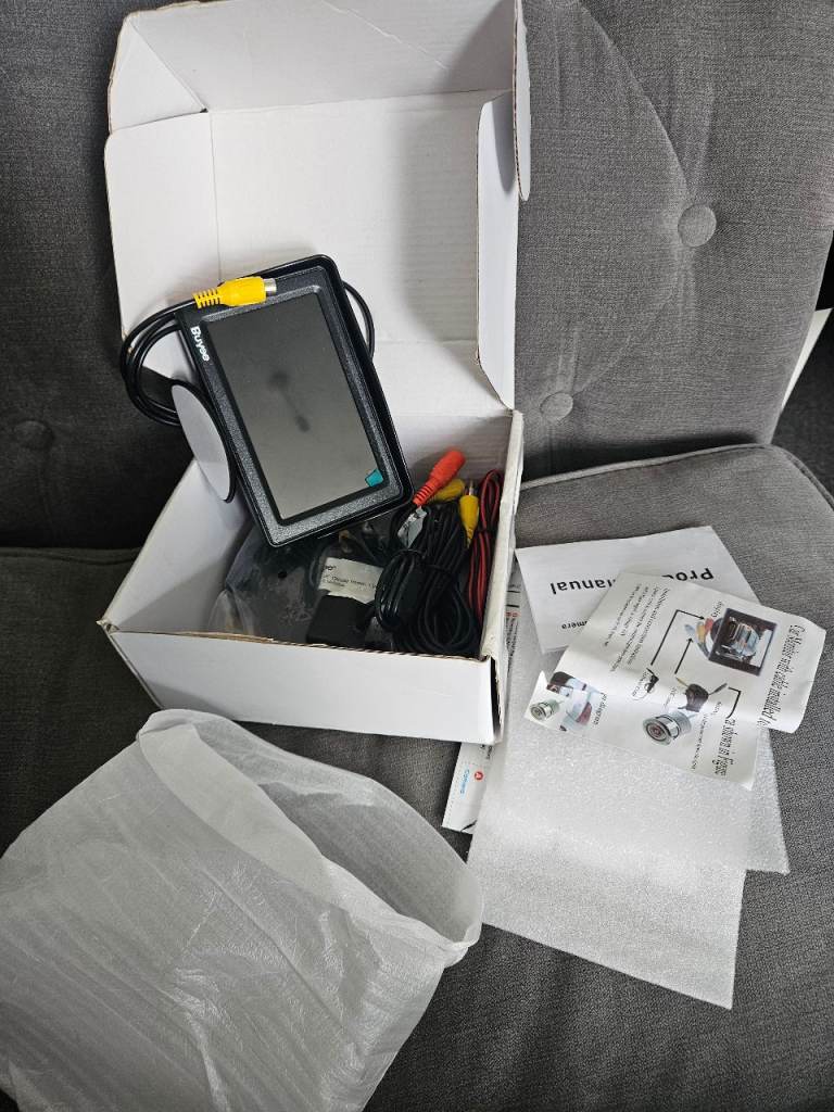 Car reverse parking sensor camera