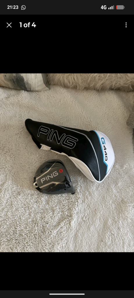 PING G440 10.5 max driver head and cover only. right handed.Brand new
