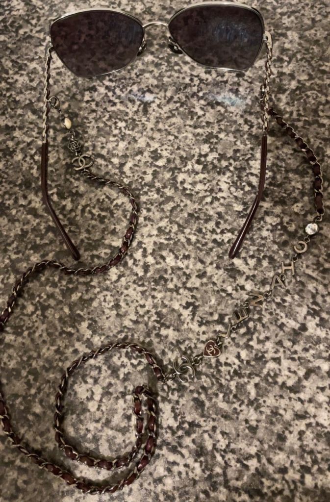 Women Chanel glasses 