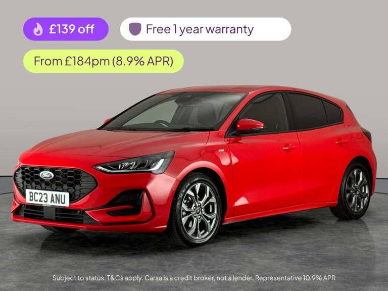 2023 Ford Focus 1.0T EcoBoost MHEV ST-Line Hatchback 5dr Petrol Hybrid DCT Euro 6 (s/s) (15 Hatch...