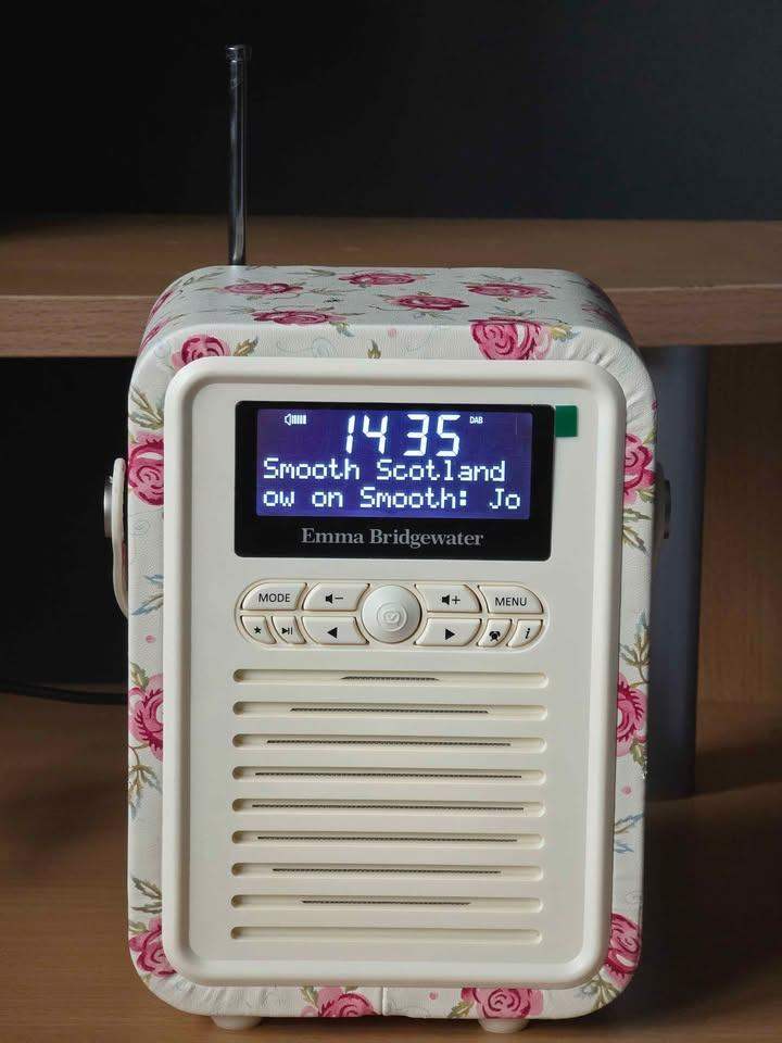 Emma Bridgewater VQ Retro Mini DAB/DAB+ / FM Radio & Bluetooth Speaker, new