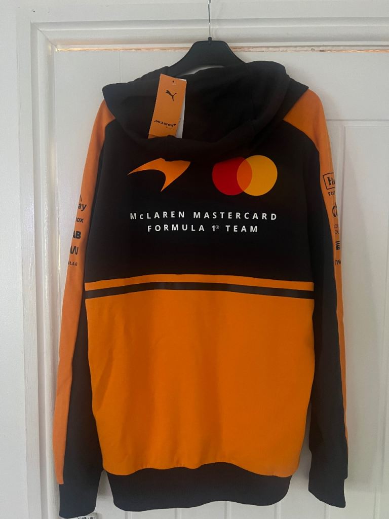 McLaren F1 Team Puma Hoodie - Black and Orange