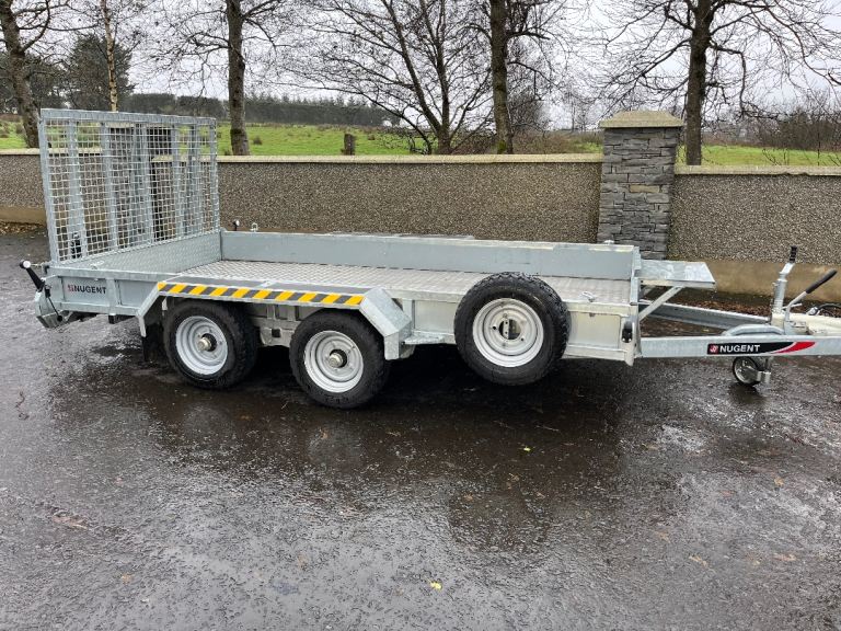 Nugent 12x6.1 Plant trailer mini digger trailer 