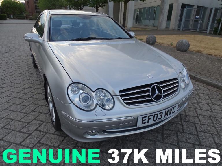 2003/03 MERCEDES-BENZ CLK 320 AVANTGARDE COUPE AUTO ++ GENUINE 37K MILES ++