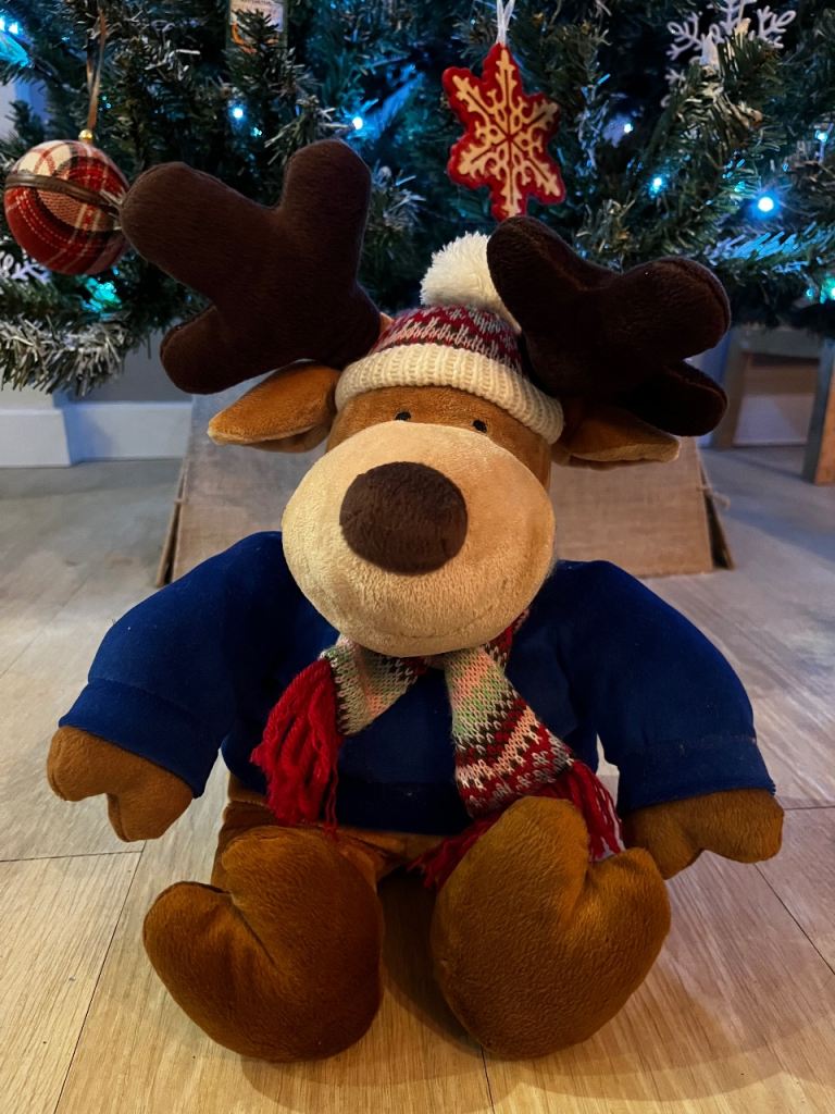 image for Lovely CHAD VALLEY Christmas Reindeer Teddy Soft Toy LARGE
