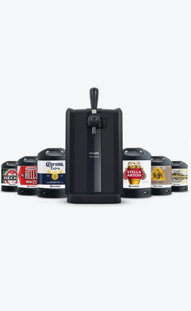 Philips PerfectDraft Beer Dispenser with empty tenants Keg£5 off next keg  –  by Good Condition