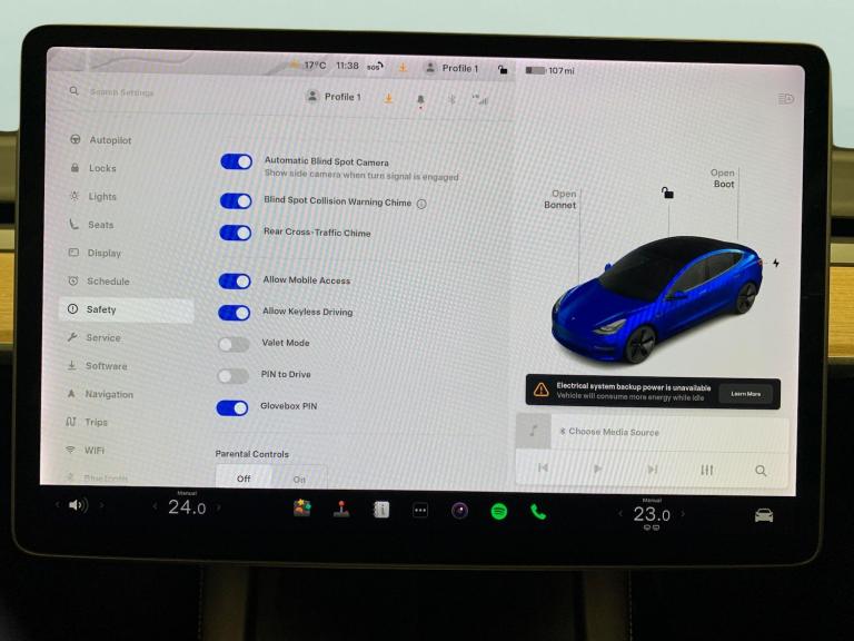 2020 Tesla Model 3 (Dual Motor) Long Range Saloon 4dr Electric Auto 4WDE (346 ps) - PARK ASSIS Sa...