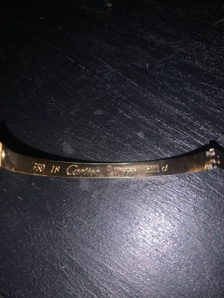 Cartier 750 18 Gold Bracelet - Fair Condition Bangle