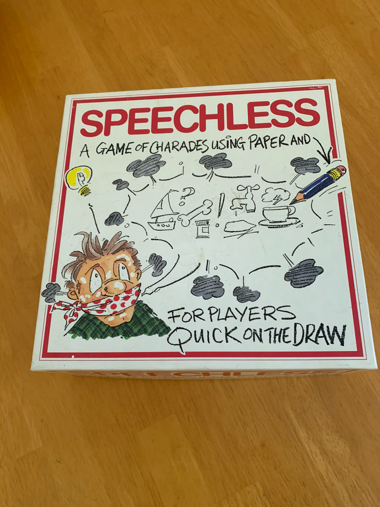 Speechless Board Game Vintage 1980s by BV Leisure in good condition