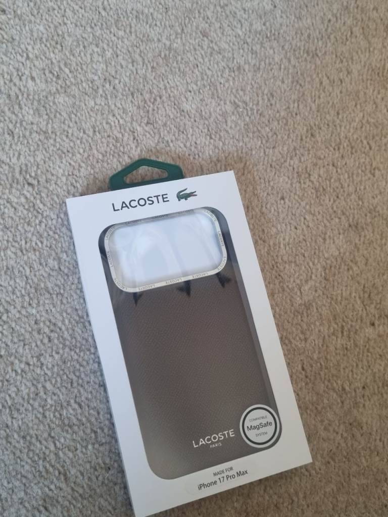 Lacoste MagSafe iPhone 17 Pro Max Case – Brand New