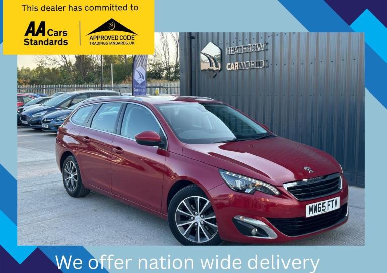2015 Peugeot 308 SW 1.6 BlueHDi Allure Euro 6 (s/s) 5dr ESTATE Diesel Manual