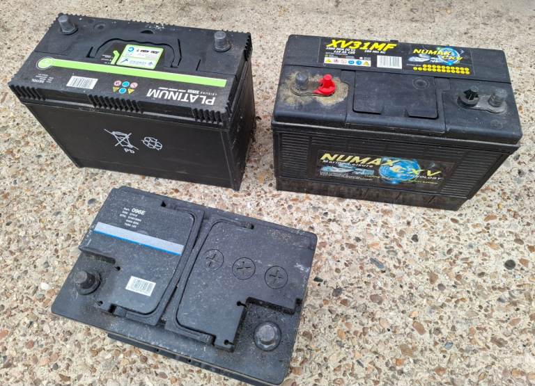 Motorhome leisure batteries