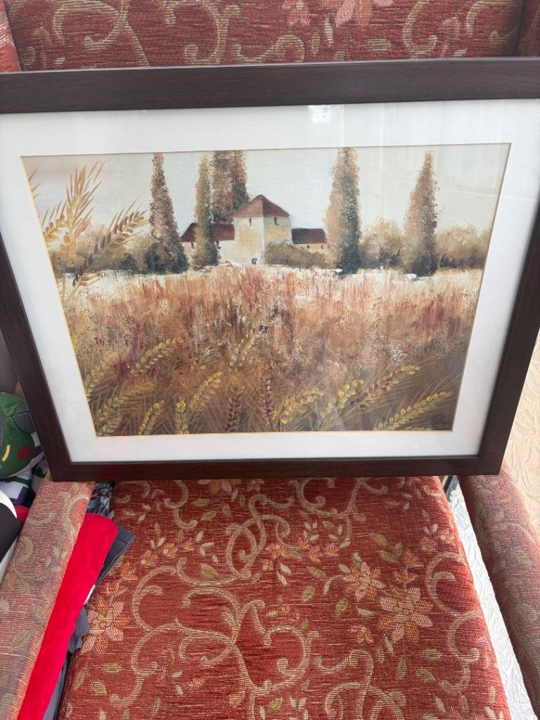 A watercolour painting of a meadow 