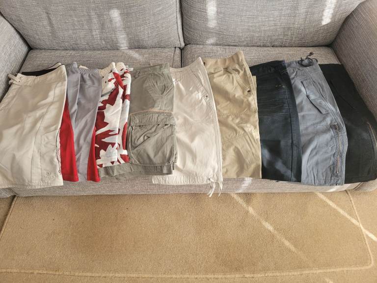 Mens clothes bundle shorts and trousers 