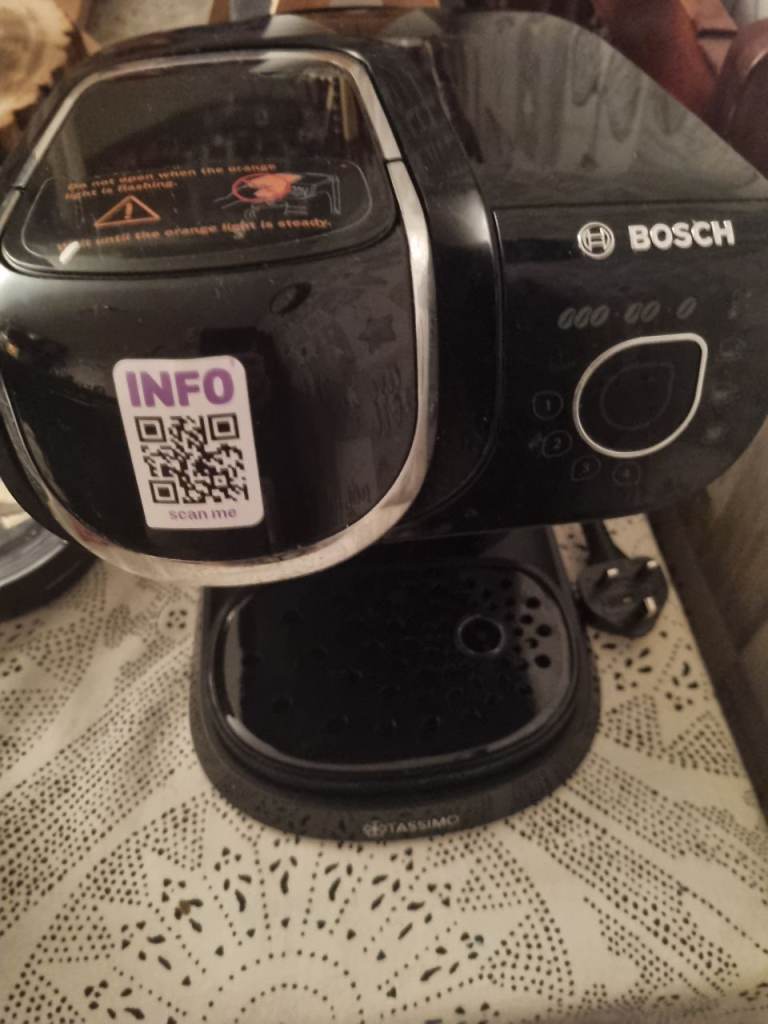 Bosch Tassimo latte/cappuccino machine 