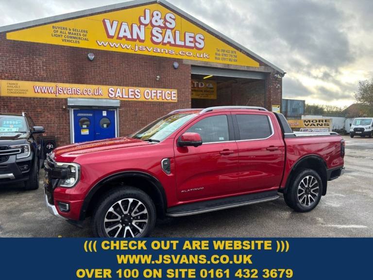 2023 23 FORD RANGER PLATINUM PICKUP DOUBLE CAB THIS VAN £35995 + VAT  DIES