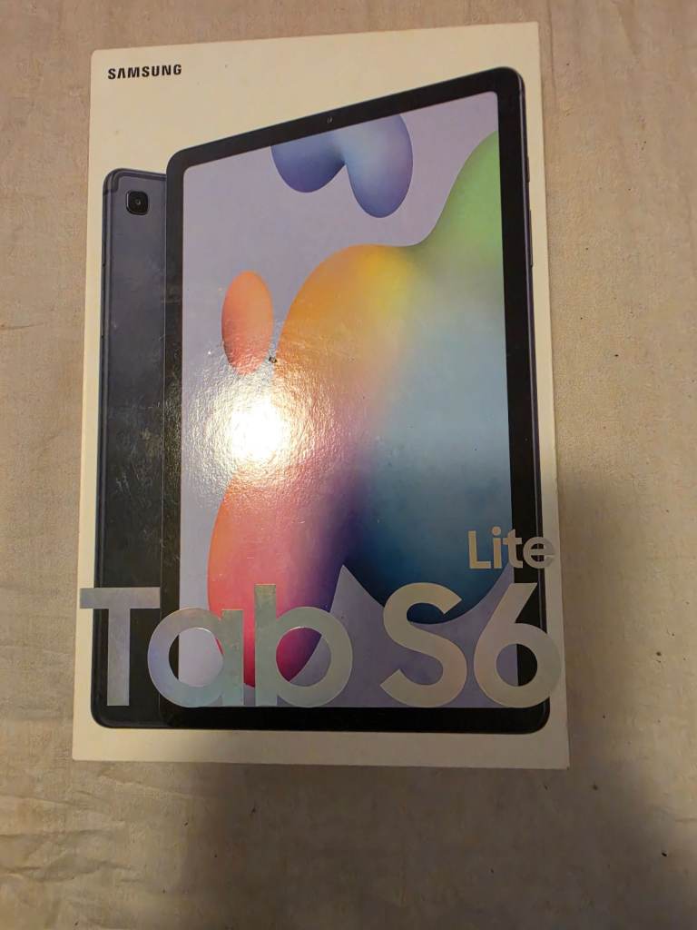 Samsung Tab S6 Lite Tablet – Black, Good Condition