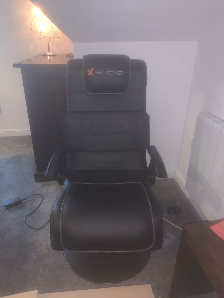 X-PRO 4.1 AUDIO CONSOLE GAMING CHAIR - BLACK