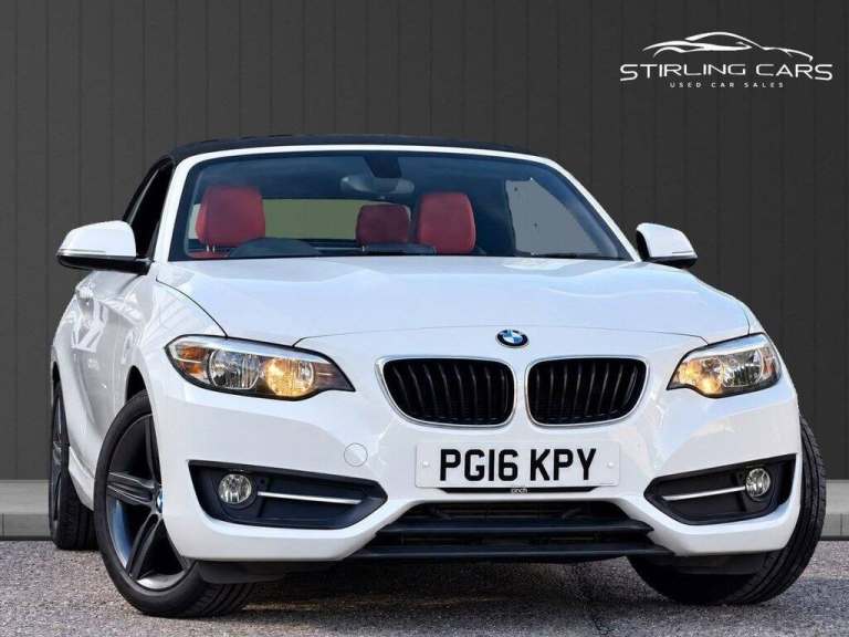 2016 BMW 2 SERIES 1.5 218I SPORT CONVERTIBLE 2DR PETROL MANUAL EURO 6 (S/S)