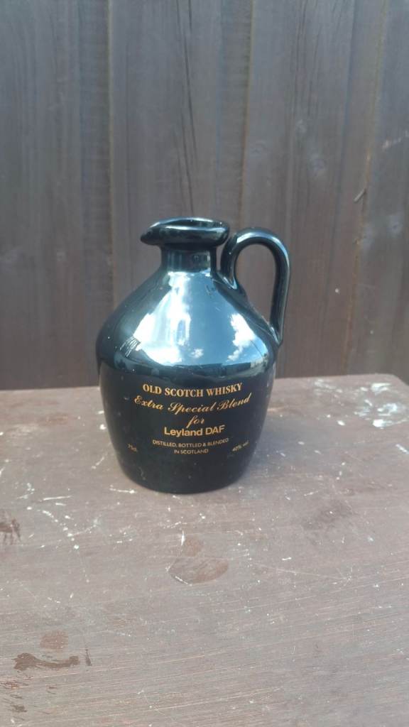 "Old Scotch Whisky Extra Special Blend for Leyland DAF" Empty Decanter 