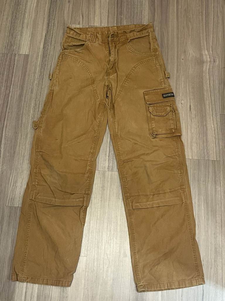 Dakota Carpenter Pants, Tobacco Brown Workwear, 30x32, Gorpcore, Utility Cargoes