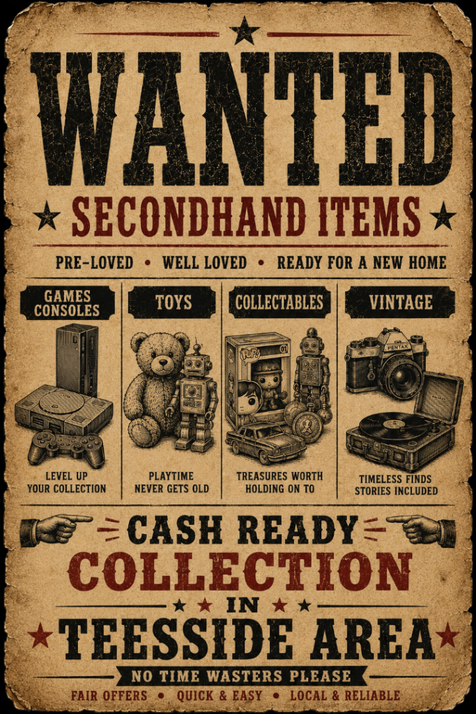 WANTED - games, toys, collectables, vintage, video games, consoles