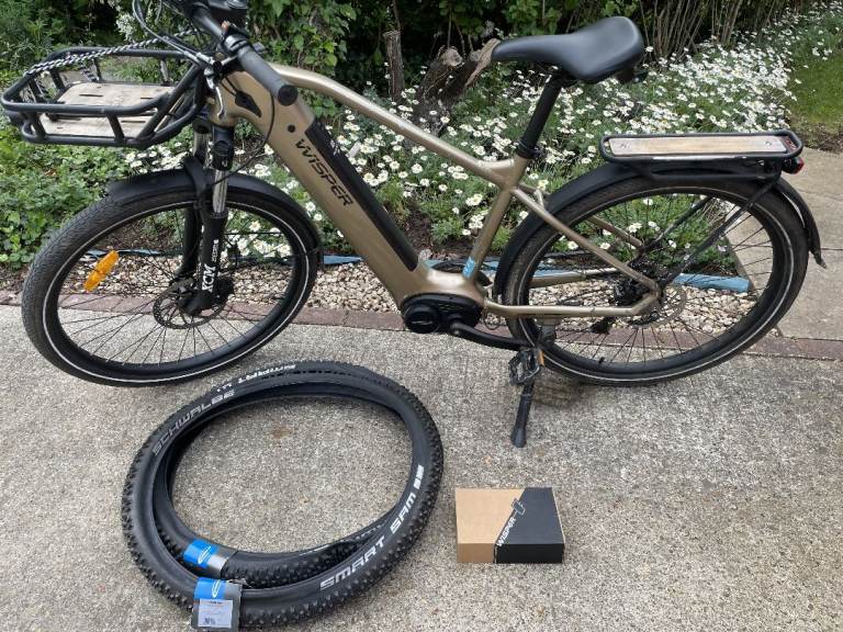 Wisper Wayfarer M9 Mid-Drive Crossbar 43v Full-Throttle E-Bike with 700Wh large capacity battery