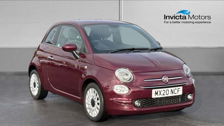 2020 Fiat 500 1.2 Lounge 3dr Dualogic (Apple Carplay/Android Aut Petrol