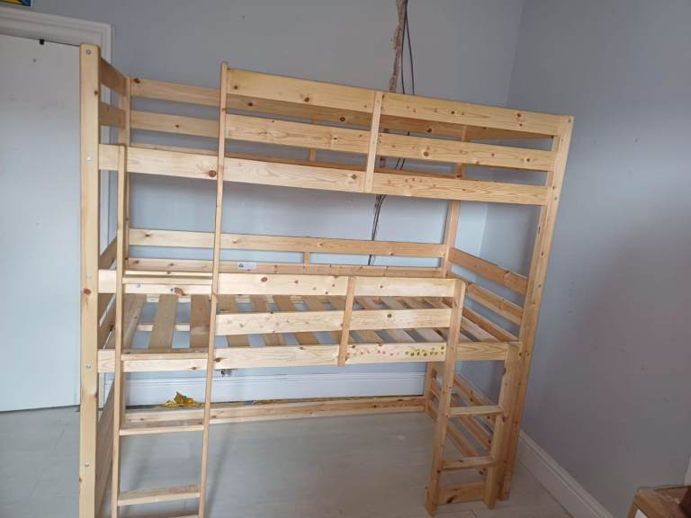 3 ft Bunk bed with underneath storage