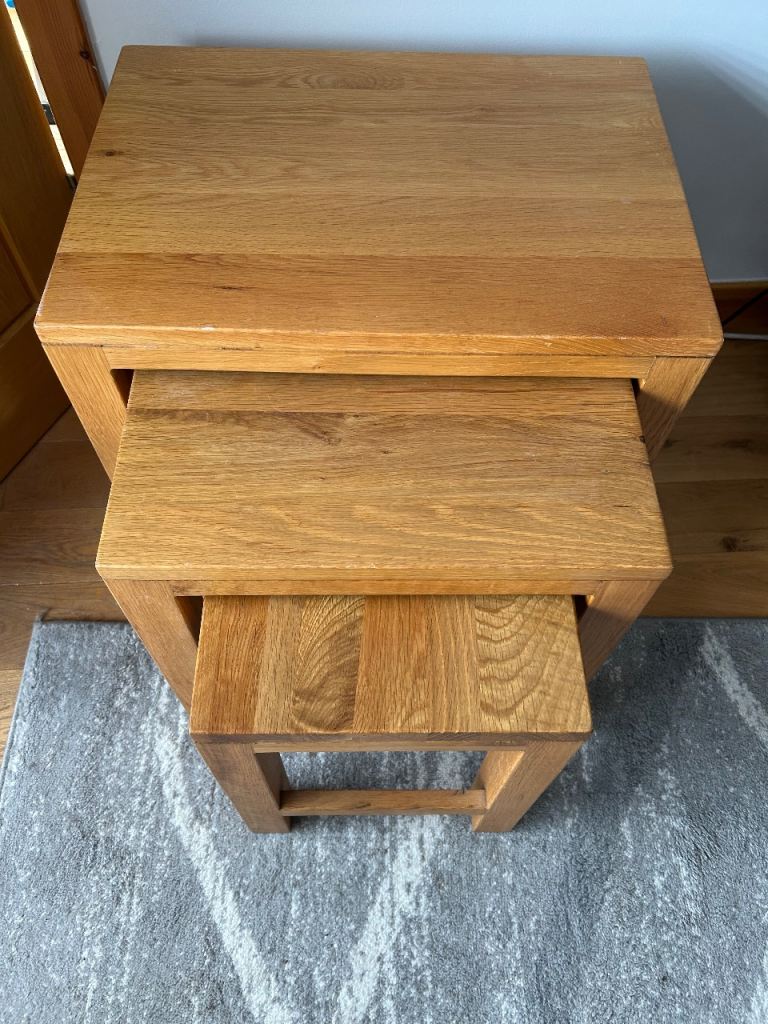 Oak coffee tables 