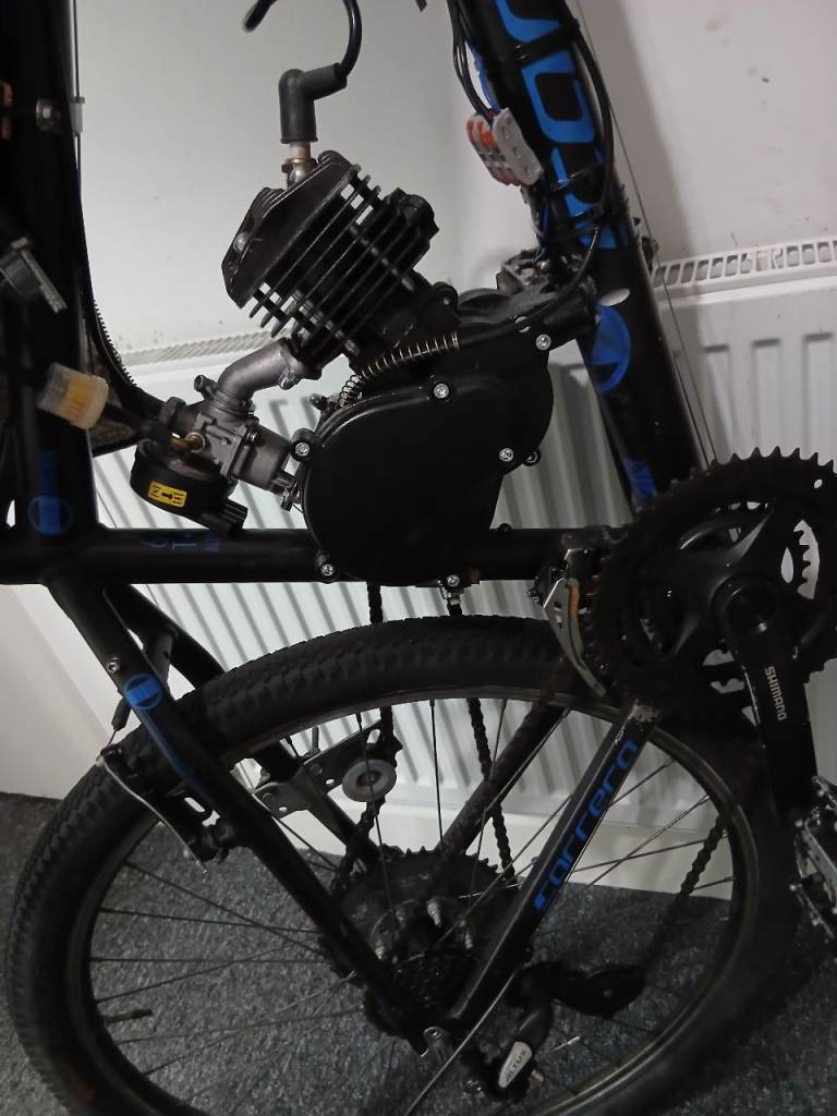 Carrera bike plus motor engine 50cc