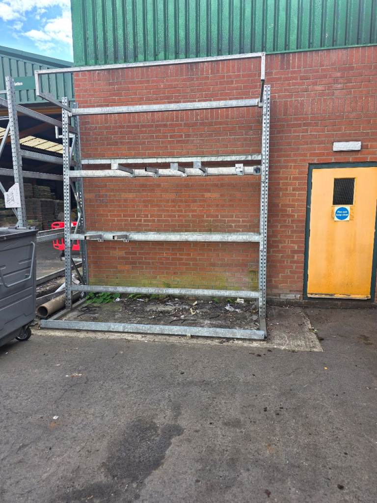 Industrial galvanised racking 