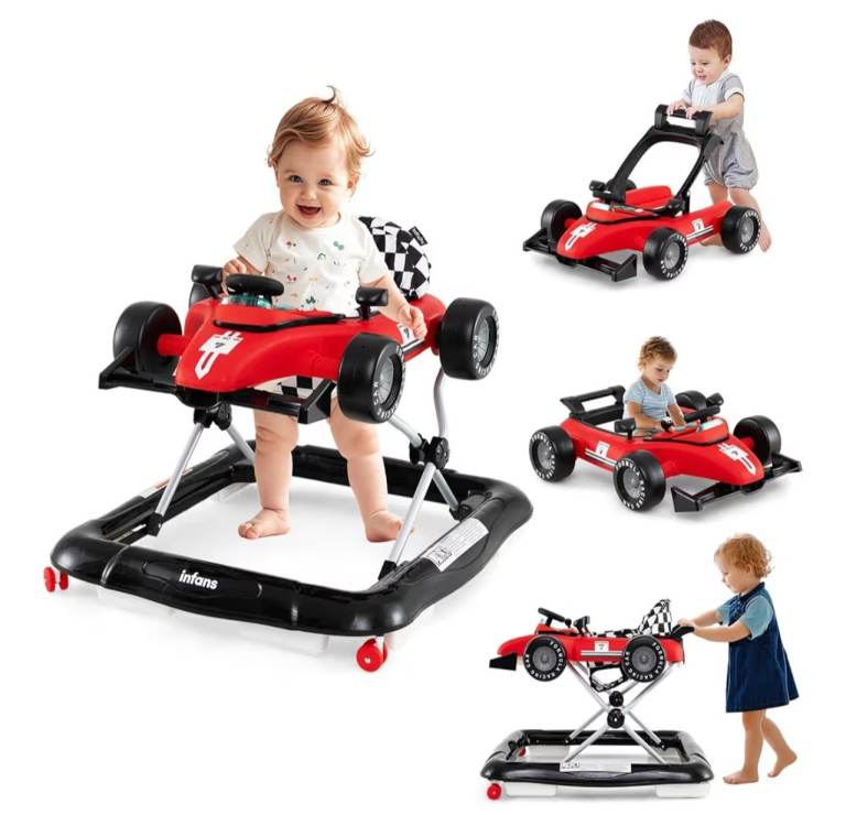 Formula 1 Race Car Baby Walker Red