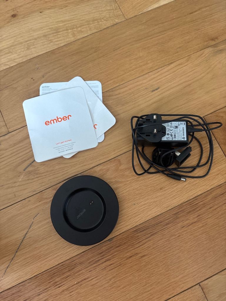 Ember Mug Charger and Power Adapter – Black, Good Condition