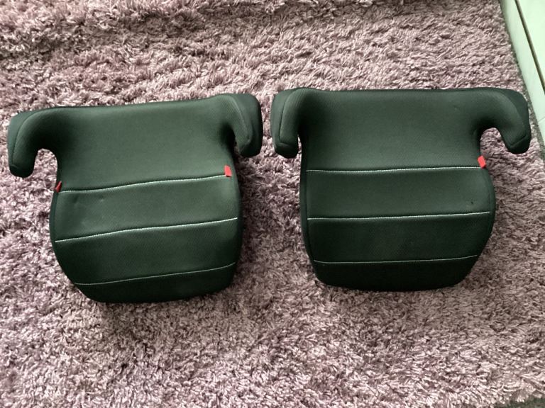 Two Tambu Booster child car seats