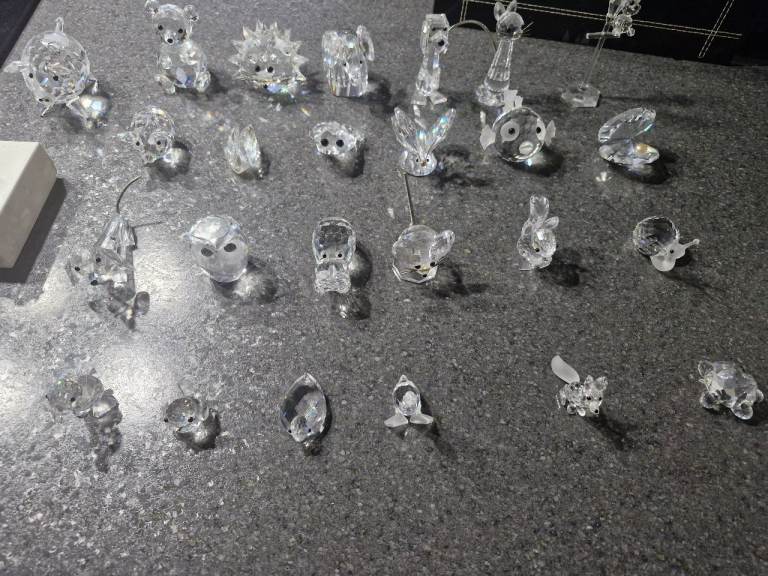 Job lot Swarovski Crystal animal figures